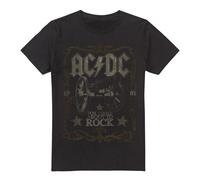AC/DC Rock Label Maglietta Uomo (TV13323)