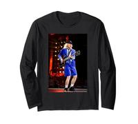 AC DC Rock Legend Schoolboy Chitarra Solo Stage Maglia a Manica