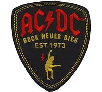 AC/DC Rock Never Dies Patch tessuto ufficiale a forma di toppa
