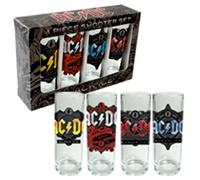 AC/DC - Set di bicchierini da liquore Black Ice