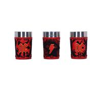 Ac/dc Shot Occhiali Logo 3-pack Nemesis Now