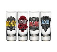 AC/DC Shotglass 4-Pack Black Ice KKL