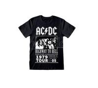 AC/DC T-Shirt Highway To Hell 1979 Tour Black Heroes Inc