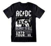 AC/DC T-Shirt Highway To Hell 1979 Tour Black Size M