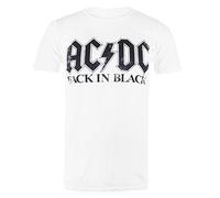AC/DC T-Shirt Uomo Indietro in Nero
