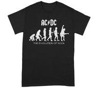 AC/DC The Evolution of Rock Maglietta Adulto Unisex (BI122)