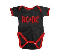 AC/DC Tutina Horns Band Logo Nuovo Ufficiale Nero 0 TB 24 Mesi, Nero , taglia unica