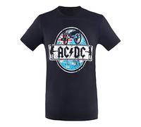 AC/DC Uomo Drink Maglietta, Uomo, ACDCTSHIRT-11, Nero, L