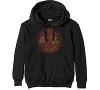 AC/DC Vintage High Voltage Pullover Cappuccio Uomo