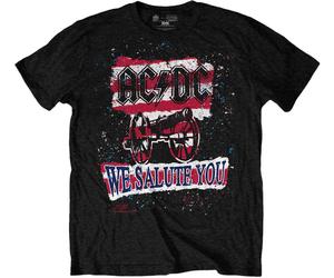 AC/DC We Salute You Stripe Black 2XL Maglietta
