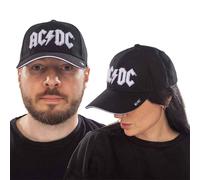 AC/DC White Logo Ufficiale Cappellini da baseball