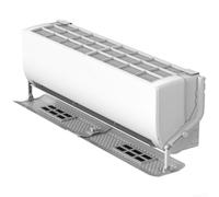 AC Deflettore d'aria 57-105 cm anti-diretto che soffia ABS | Blocca le correnti fredde dirette, reindirizza delicatamente il flusso d'aria, include filtro in cotone, gamma 57-105 cm