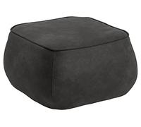 AC Design Furniture Mia - Ottomana quadrata, 60 x 60 x 34 cm, in tessuto, colore: Antracite