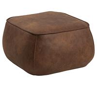 AC Design Furniture Mia Ottomana Quadrata, Alt: 34 x Lung: 60 x Prof: 60 cm, Cammello, Tessuto, 1 pz