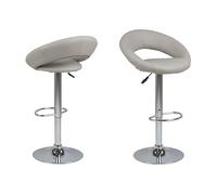 AC Design Furniture - Sgabello da bar, colore Tortora, 1 pezzo