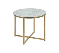 AC Design Furniture Tavolo angolare, colore: Bianco
