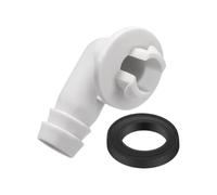 AC Drain Connector - PVC Elbow Hose Adapter Rubber Seal Fitting