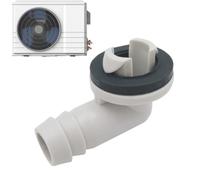 AC Drain Hose Connector - PVC, Leakproof Drain Hose Elbow Fitting