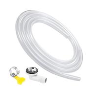 Ac Drain Hose Window Air Conditioner Kit, Portable Mini Split Unit Connector, Flexible Drainage Tube with Clamp Attachment for Indoor Cooling System and Water Removal Use