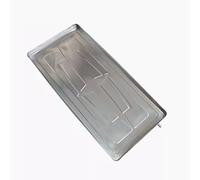 AC Drip Pan,Air Conditioner Drain Pan,Thickened Stainless Steel Drip Tray, Window Air Conditioner Drain Kit,Drain Tray with Drain Hole(93 * 45 * 3cm)