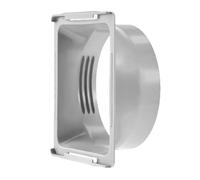 Ac Exhaust Hose Coupler - Secure Fit Connector - ABS 18x15cm | Exhaust Hose Square Coupler - For Apartment Dwellers Dorm Room Residents Enthusiast