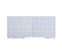 AC Filter Screen for per hisense 2-Pack Dust per proof AC Filter | Blocks dust buildup, improves efficiency, 2-pack per value, easy per snap-on install, plastic mesh design