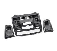 AC Grille Compatible With Benz for Vito for Viano W636 W639 2004-2015 Dashboard Air Outlet Frame Panel Cover Left Right Central 6368300300(Model B 3PCS Set)