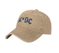 AC Heavy Metal Denim Berretto da Baseball DC Rock Music Band Outdoor Gym Trucker Cappello Coppia Estiva Donna Casual Crema Solare Snapback CapCotton, per Tutte Le Stagioni