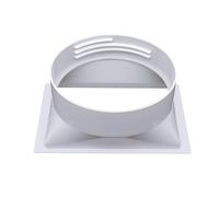 AC Hose Coupler - ABS 15cm 5.9 Inch Diameter 19x13x18cm | Portable Air Conditioner Exhaust Hose Connector | Clockwise And Counterclockwise Thread Coupling Extender For Window Vent Systems In Home