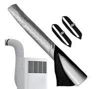 Ac Hose Insulation, Ac Insulations Cover, 59 Inches Easy to Install 2 Buckle Straps Weather Resistant Portable, Appliance Accessory for Home, Apartment, Rv, Wall, Garage and Car