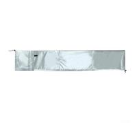 AC Hose Insulation Cover 59.8x10.8in Weatherproof | Reduces heat loss, improves cooling efficiency, fits 59.8x10.8in hose, silver aluminum finish, extreme weather ready