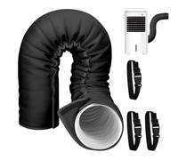 AC Hose Insulation Sleeve - 150x53cm Portable Insulated Cover with 3 Adjustable Straps | Air Conditioner Accessories Polyester Heat Barrier Energy Saving for Room Window House Apartment Garage RV