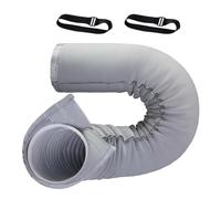 Ac Hose, Insulation Sleeve, 60x20 Inches, Flexible Duct Wrap, 5.9 Inch Diameter Portable Air Conditioner Vent Hose, Protection for Hotel, Home, Attic, Boat, Garage, Living Room, Basement