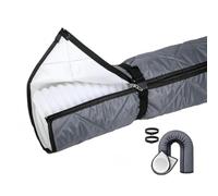 AC Hose Insulation Sleeve Thermal Pipe Sleeve with 4 Adjustable Straps