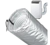 AC Hose Vent, Air Conditioner Hose Wrap, 59.06x11.02 inches Sleeve Thermal Exhaust Easy Install Insulation, Tube Cover for Noise Reduction, Energy Saving, Apartment Restaurant