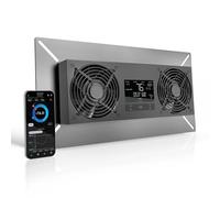 AC Infinity AIRTITAN T8-N, Ventilatore in cantina, con regolatore di temperatura e deumidificatore, protezione IP-44, registrazione