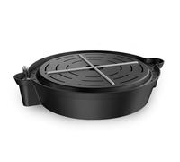 AC Infinity Base per vaso in tessuto autoirrigante XL, confezione da 4 pezzi, sistema di erogazione dell'acqua con serbatoio metro, piattini rialzati extra large per l'uso in tende da coltivazione,