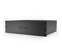 AC Infinity, cassetto 4U con frontalino in alluminio, con serratura e chiave, per guide di armadi AV DJ di 48 cm