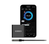 AC Infinity CLOUDCOM A1, mini igrometro di umidità, monitor di app Bluetooth, climatizzatore, sonda con sensore termometro, per cantine, sale chitarra, tende di allevamento e serre