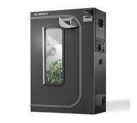 AC Infinity CLOUDLAB 642, Tenda da coltivazione Advance 4 x 2, pali più spessi da 2,5 cm, tela Mylar 2000D, massima riflettività testata in laboratorio, finestra con cerniera più grande, piastra di