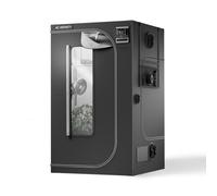 AC Infinity CLOUDLAB 844 Advance Grow Tent 4 x 4, aste più spesse da 2,5 cm, tela Mylar 2000D, massima capacità di riflessione, più grande finestra con cerniera, piastra di supporto controller, 121,9