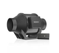 AC Infinity CLOUDLINE H4 - Ventola a condotto silenziosa da 100 mm, con regolatore di velocità, a prova di umidità, IP65, ventilatore di aspirazione per tende da coltivazione, camere di