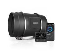 AC Infinity CLOUDLINE PRO T8, 200 mm ventola silenziosa a condotto in linea con regolatore VPD di temperatura, controllo app integrato WiFi, ventola di scarico di ventilazione