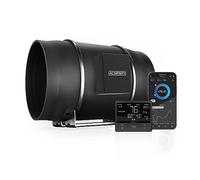 AC Infinity CLOUDLINE T10 - Ventola silenziosa in linea da 25,4 cm con regolatore di temperatura e umidità, ventola di aspirazione per amplificatore di raffreddamento per riscaldamento, tende,