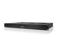 AC Infinity CLOUDPLATE T2, Ventilatore per montaggio su rack 1U, Flusso d'aria di scarico superiore, per il raffreddamento AV, Home Theater, Rack di rete 19"