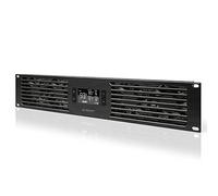AC Infinity CLOUDPLATE T7-N, Pannello ventola per montaggio su rack 2U, flusso d'aria di aspirazione, per raffreddamento AV, Home Theater, rete rack da 19"