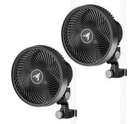 AC Infinity CLOUDRAY S9 - Confezione da 2 ventole con clip per tenda da 22,9 cm, con motore CE ridisegnato a lunga durata, 10 velocità del vento dinamiche personalizzate e oscillazione a 10 livelli