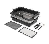 AC Infinity Grande sistema di rifinitura da 50,8 cm, kit intercambiabile a 3 vassoi e 2 schermi, progettato ergonomicamente per tagliare le gambe o il tavolo, set di raccolta delle piante per
