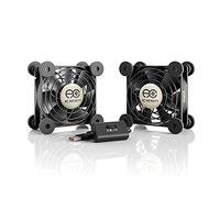 AC infinity Multifan S5, Quiet Dual 80 mm USB fan for Receiver DVR Playstation Xbox computer cabinet Cooling