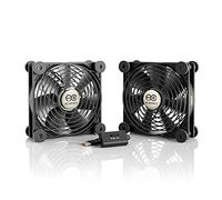 AC infinity Multifan S7, Quiet Dual 120 mm ventole USB per ricevitore DVR, Playstation, Xbox, raffreddamento del computer